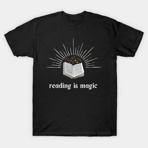 Reading is Magic T-Shirt by TombAndTome